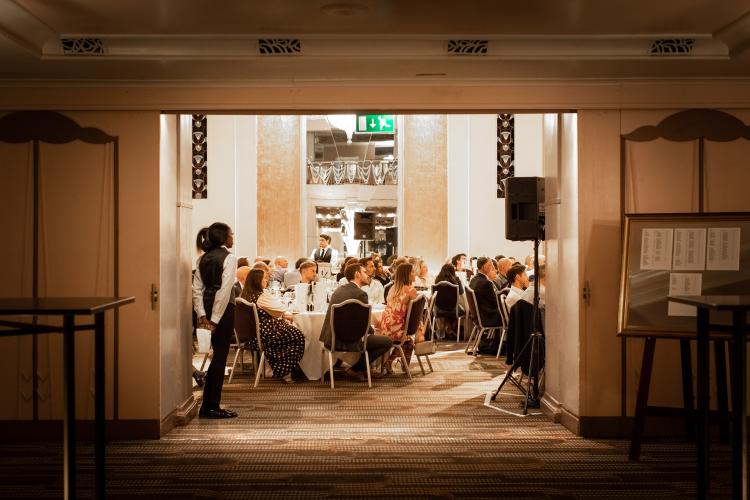 The dining room entrance